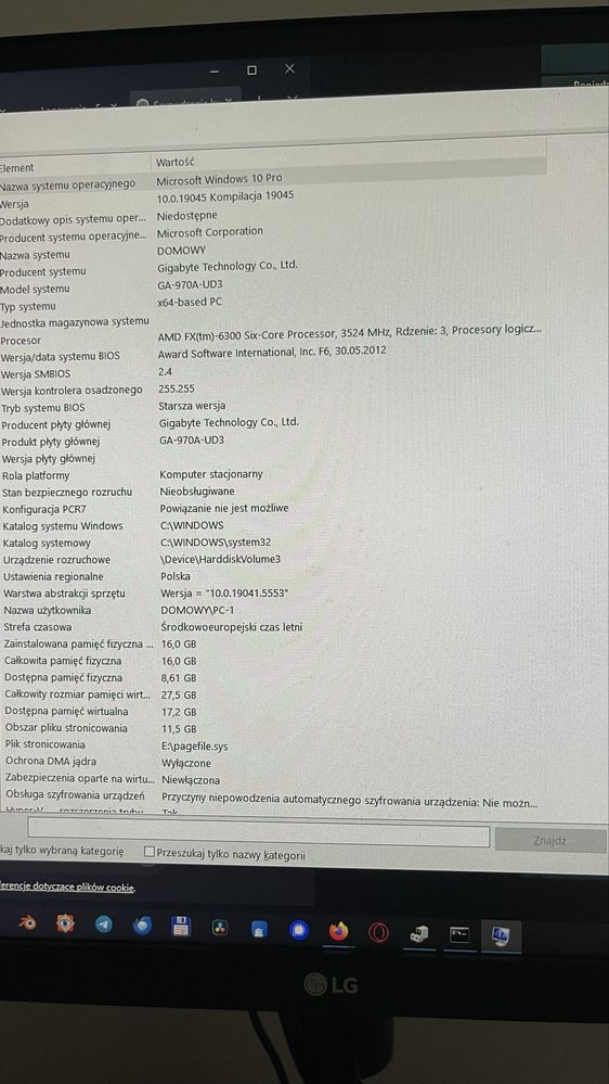 Komputer stacjonarny procesor i6 128gb ssd 16gb ddr3 radeon r9 2gb win