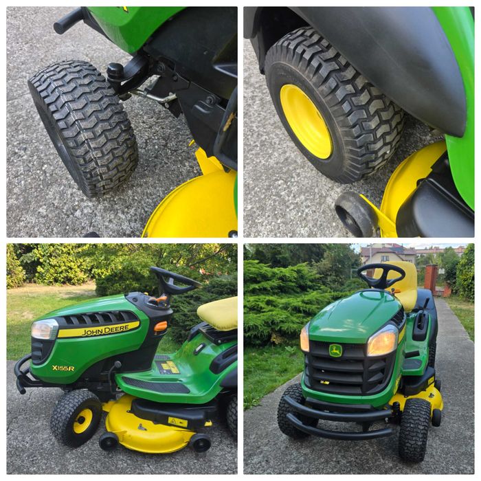 Traktorek kosiarka John Deere X155R 18KM v-ka B&S pompa SUPER STAN