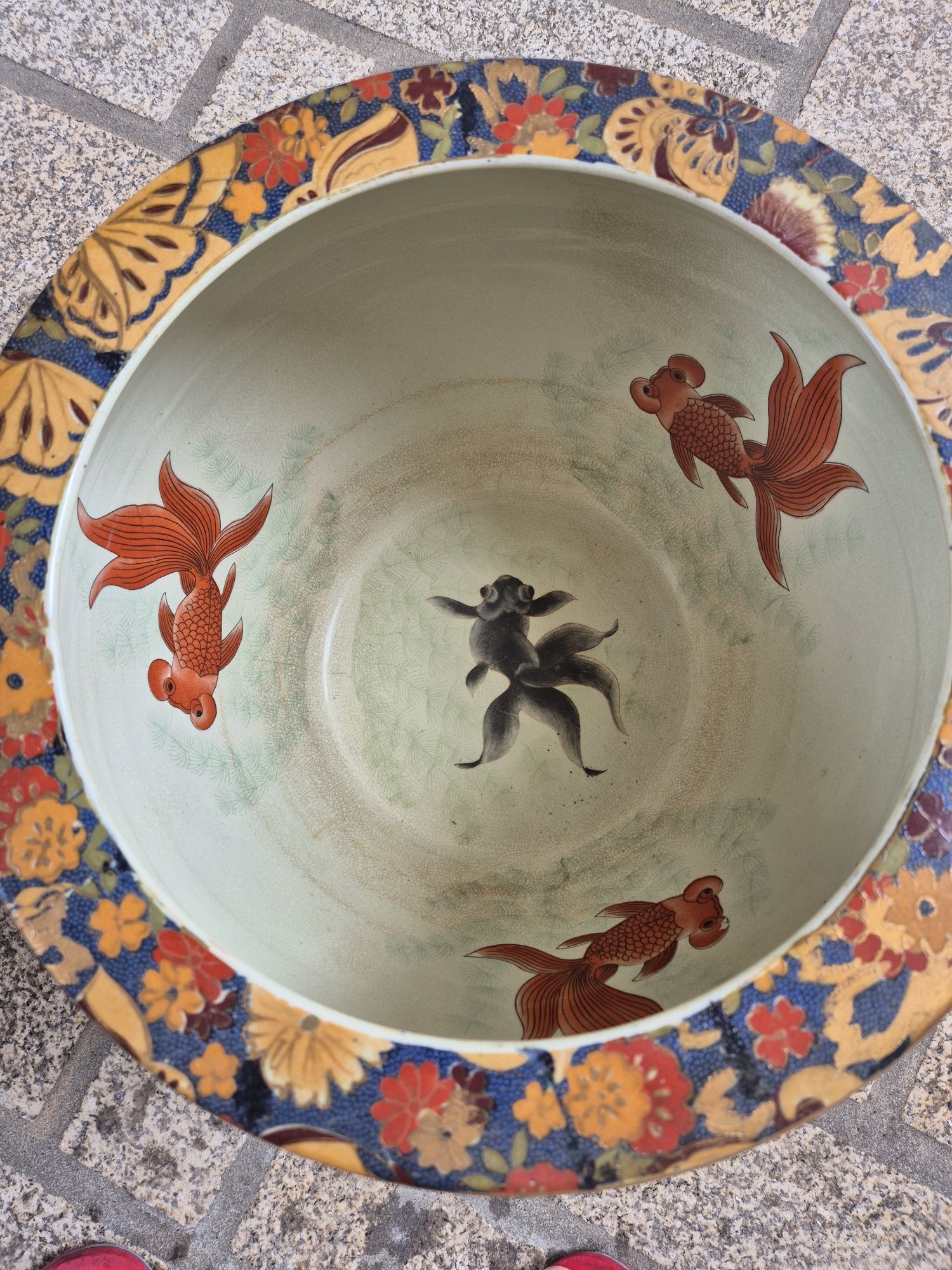 Vaso em cerâmica pintado