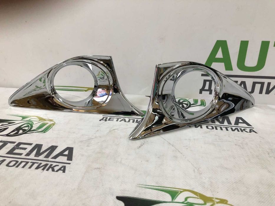 Хром накладки птф Toyota Camry 50 2011-2014 рамки туманок Камри 50