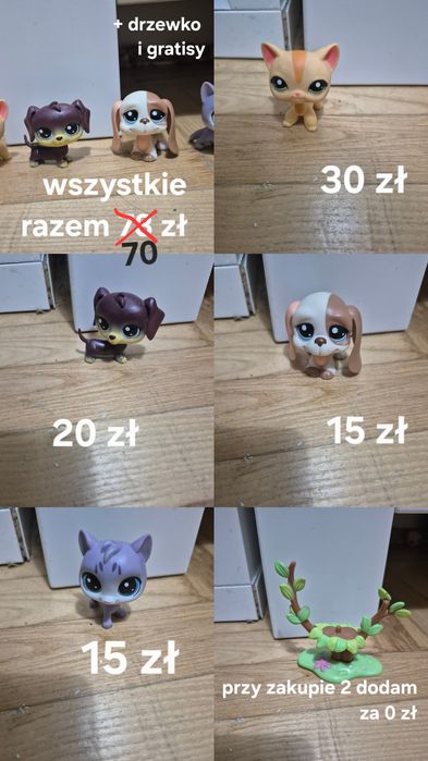 Figurki LPS pet shopy orginalne