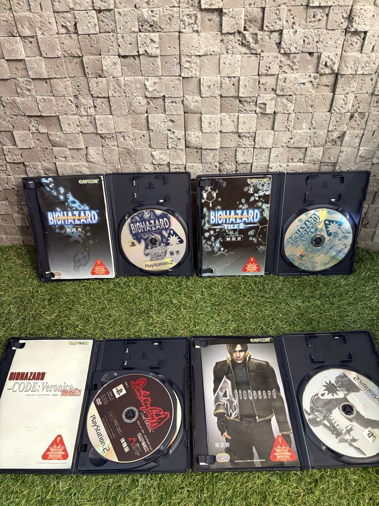 Оригінальні диски SONY PS 2 Biohazard NTSC Ціна за усі