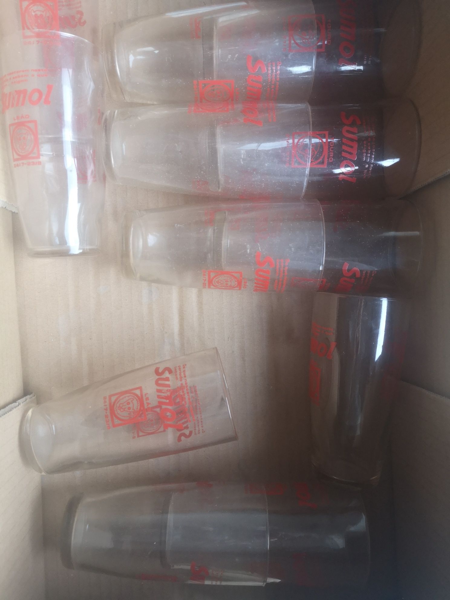 11 copos sumol vintage