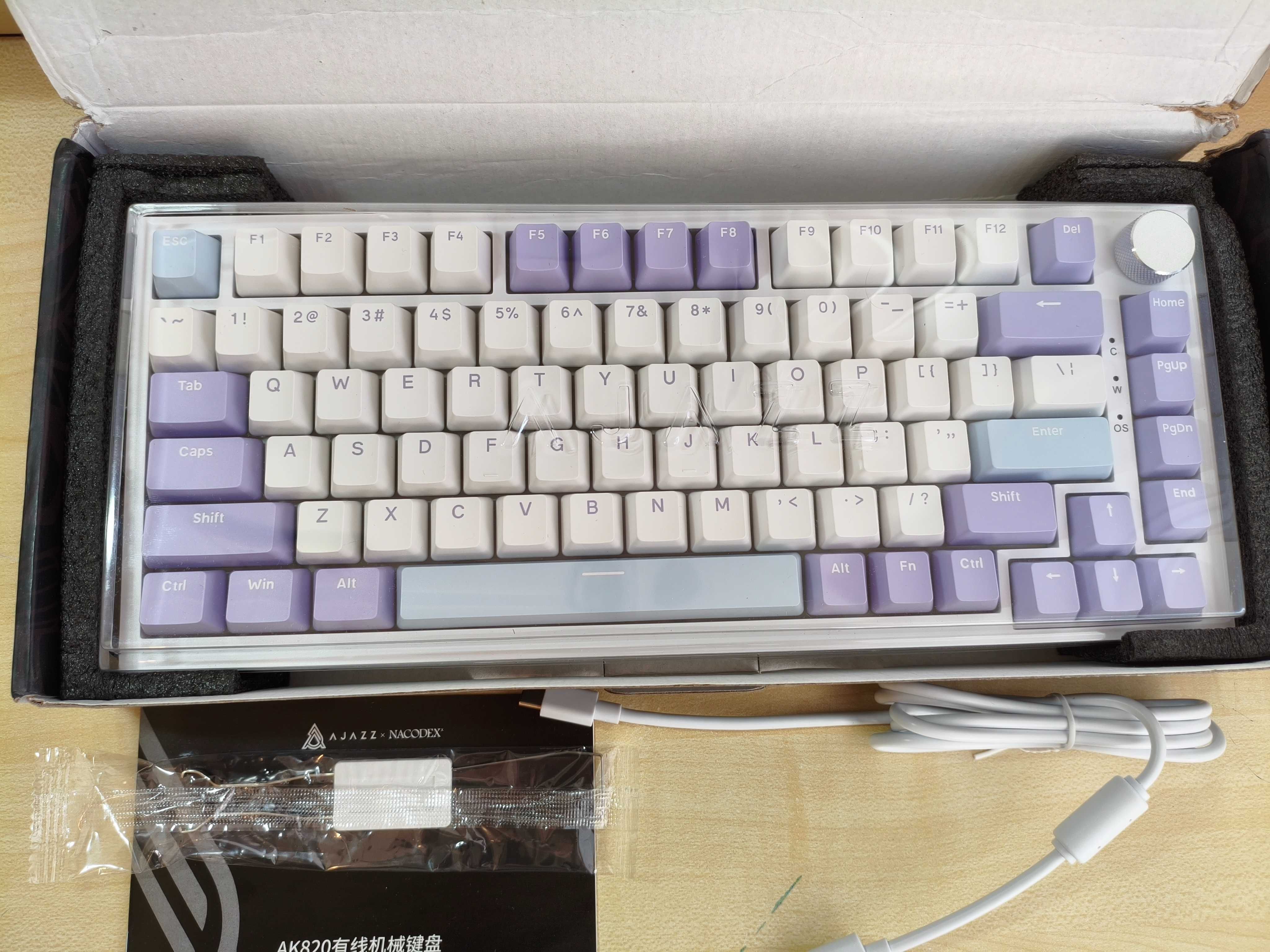 Ігрова механічна клавіатура AJAZZ AK820 RGB