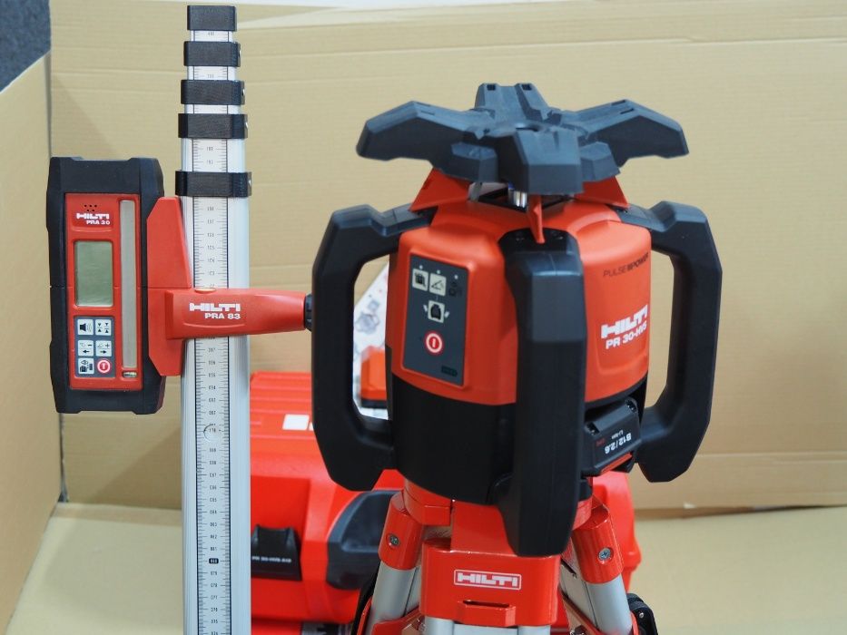 Laserowy niwelator HILTI PR 30 HVS A12 walizka detektor leica statyw