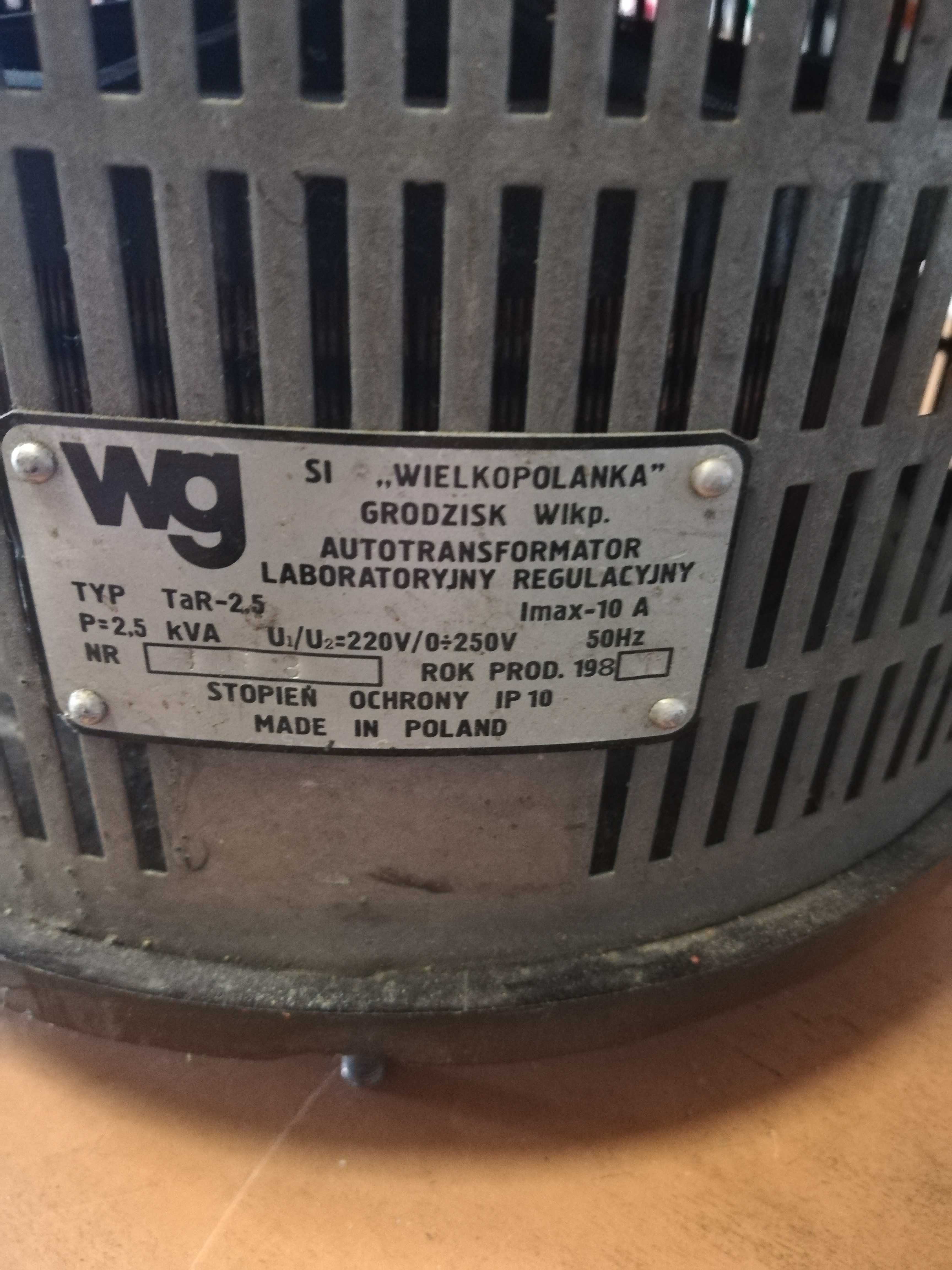 Autotransformator regulowany