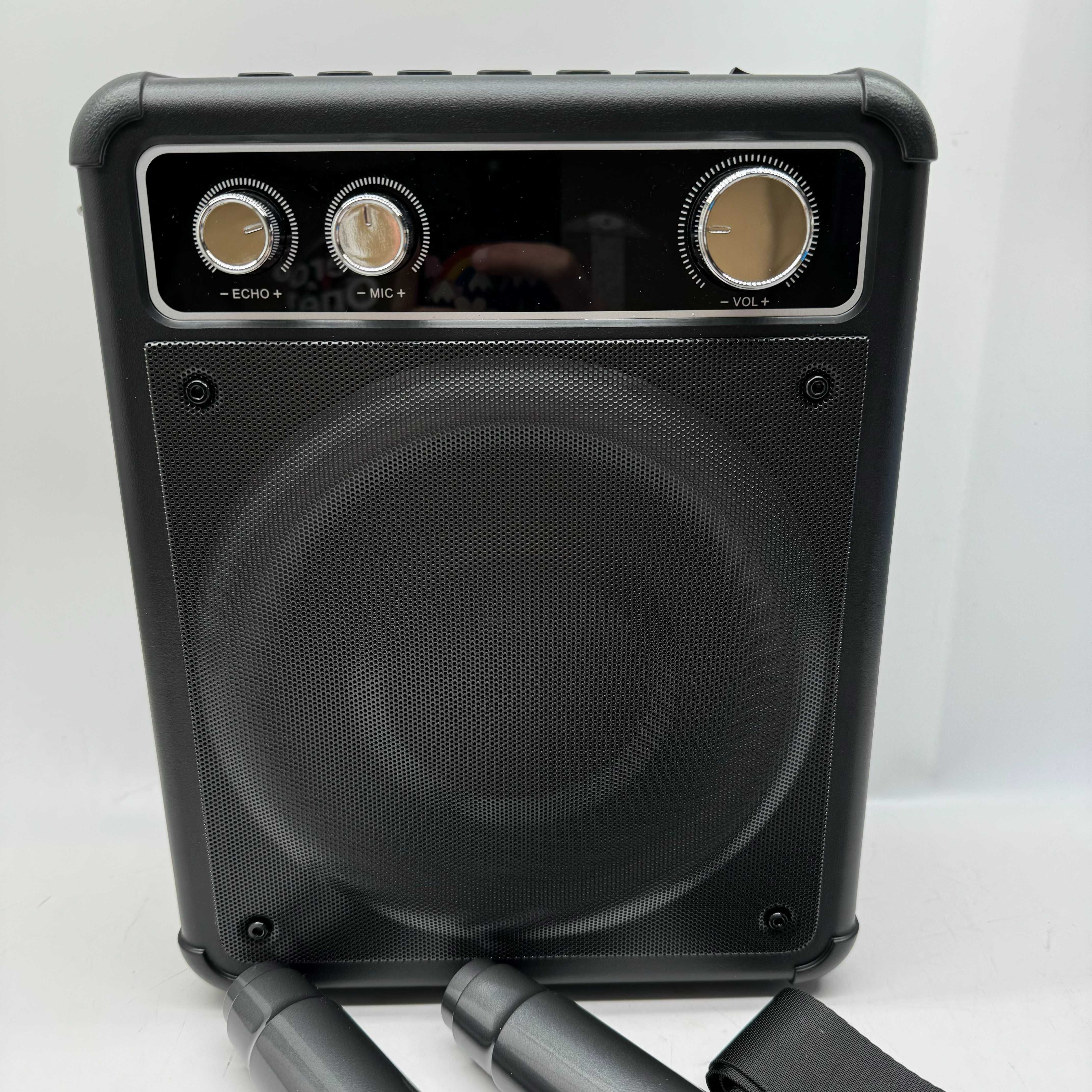 Głośnik Bluetooth Maszyna do karaoke VOSOCO T-03 z dwoma mikrofonami