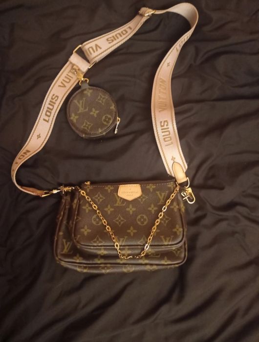 Torebka Louis Vuitton na ramię 3w1 na grubym pasku