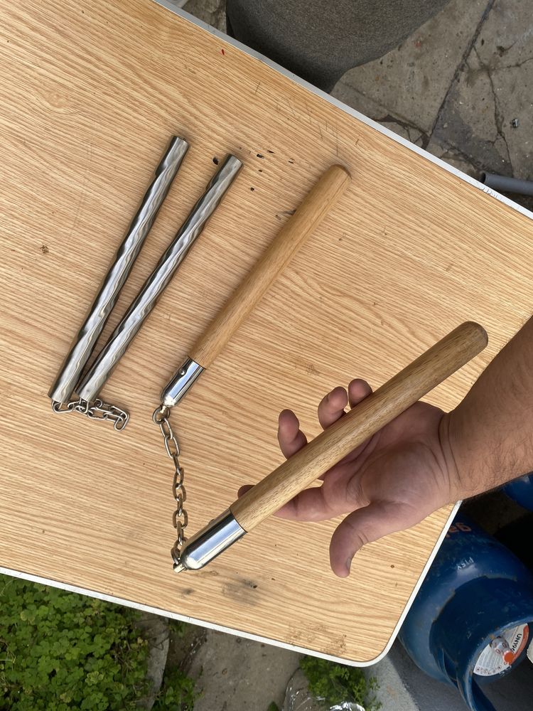 Nunchucks para treino de desportos de combate