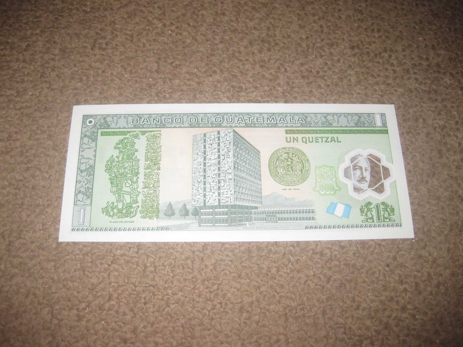 Nota da Guatemala "1 Quetzal" UNC