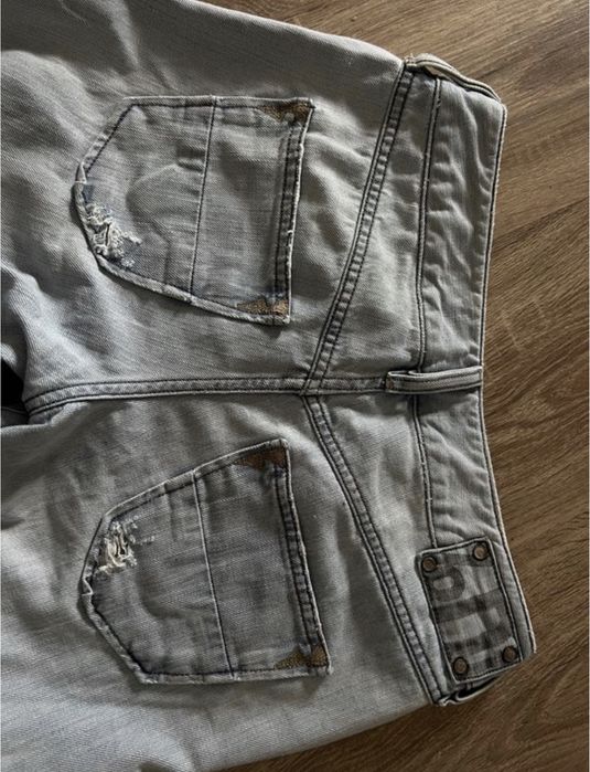 Джинсы низкая талия широкие винтаж клеш bootcut baggy 2000s 90s y2k