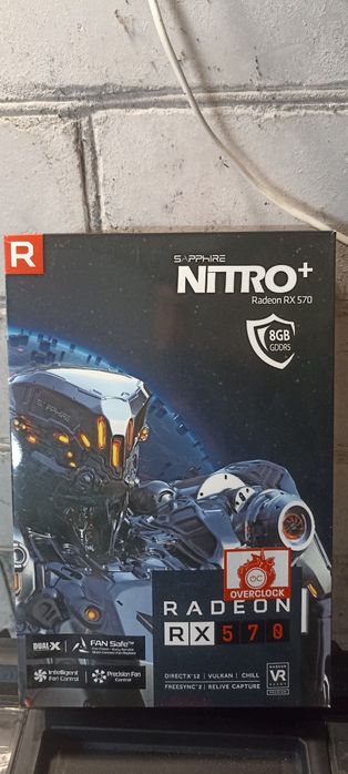 Видеокарта sapphire nitro+ radeon rx570