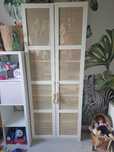 BILLY / HÖGADAL ikea regał szafa boho + 40 drewnianych wieszakow
Regał
