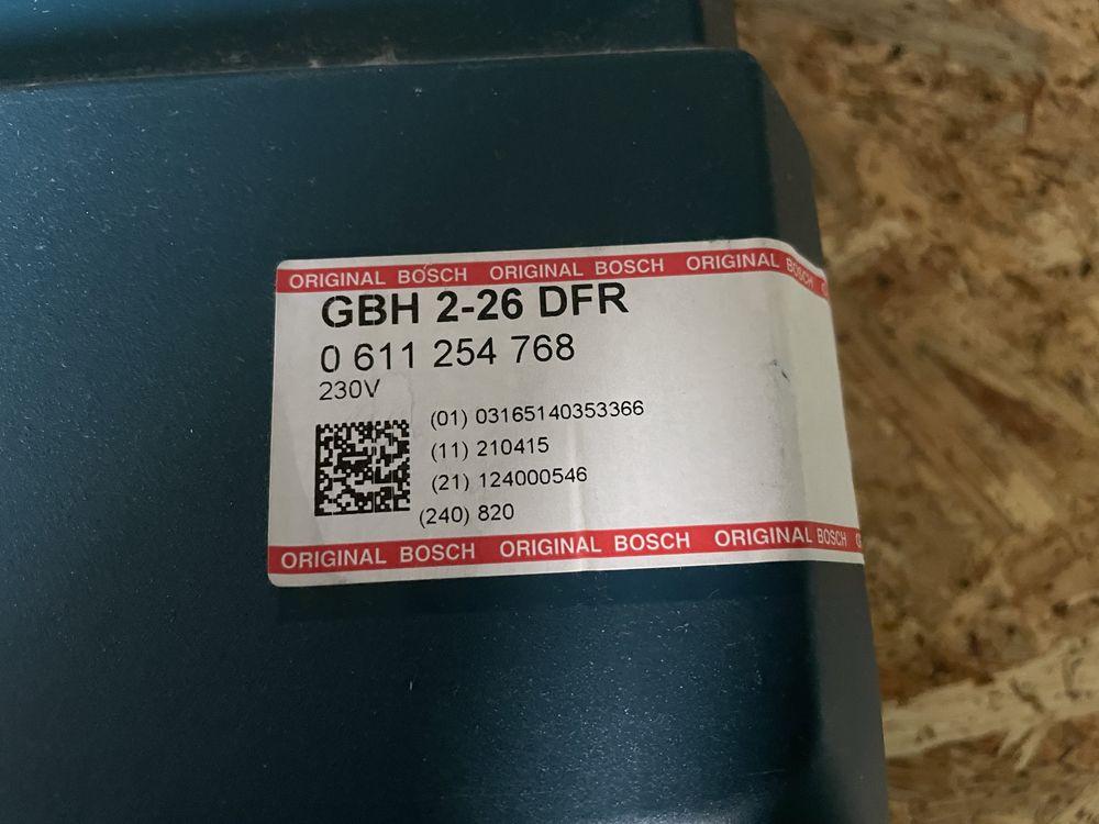 Bosch GBH 2-26 DFR młotowiertarka nowa