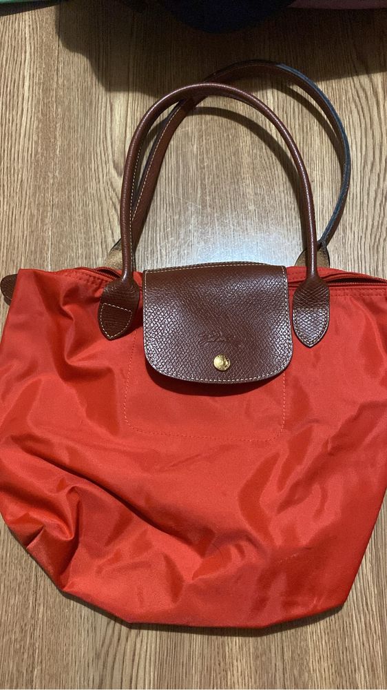 Vendo longchamp laranja pequena