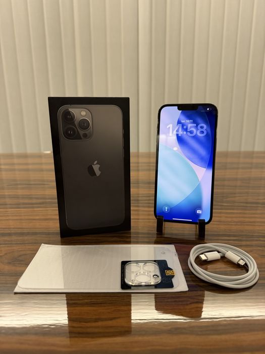 iPhone 13 Pro Max + Carregador Original e Película