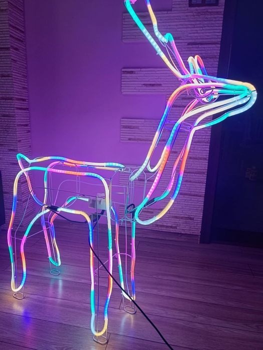 Podświetleny renifer led