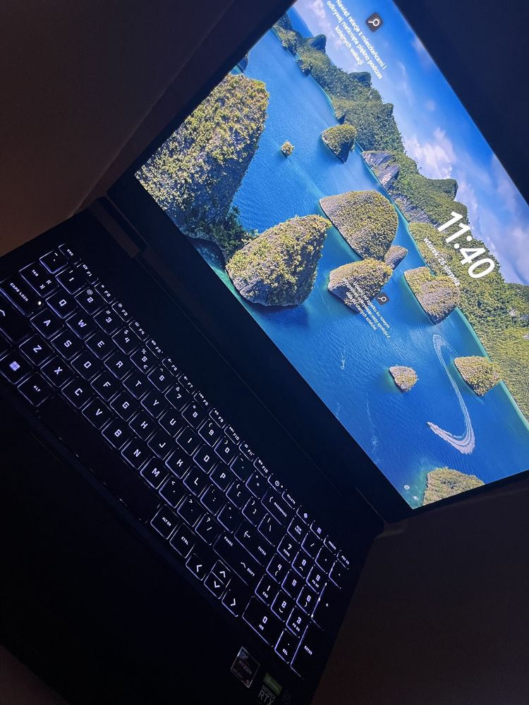 Laptop Victus by HP 16-e0202nw RTX3050 ti/16GB RAM/144hz/AMD Ryzen 5