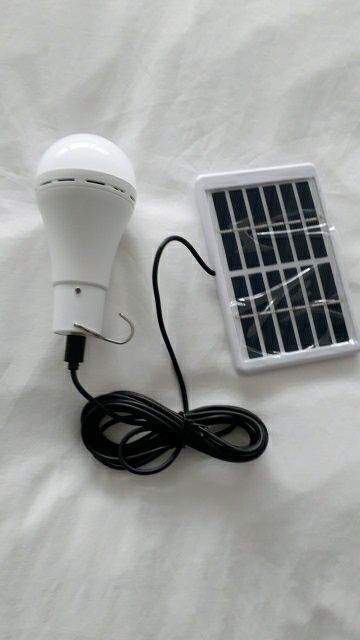Лампа аккумуляторная 9 часов света + солнечная панель