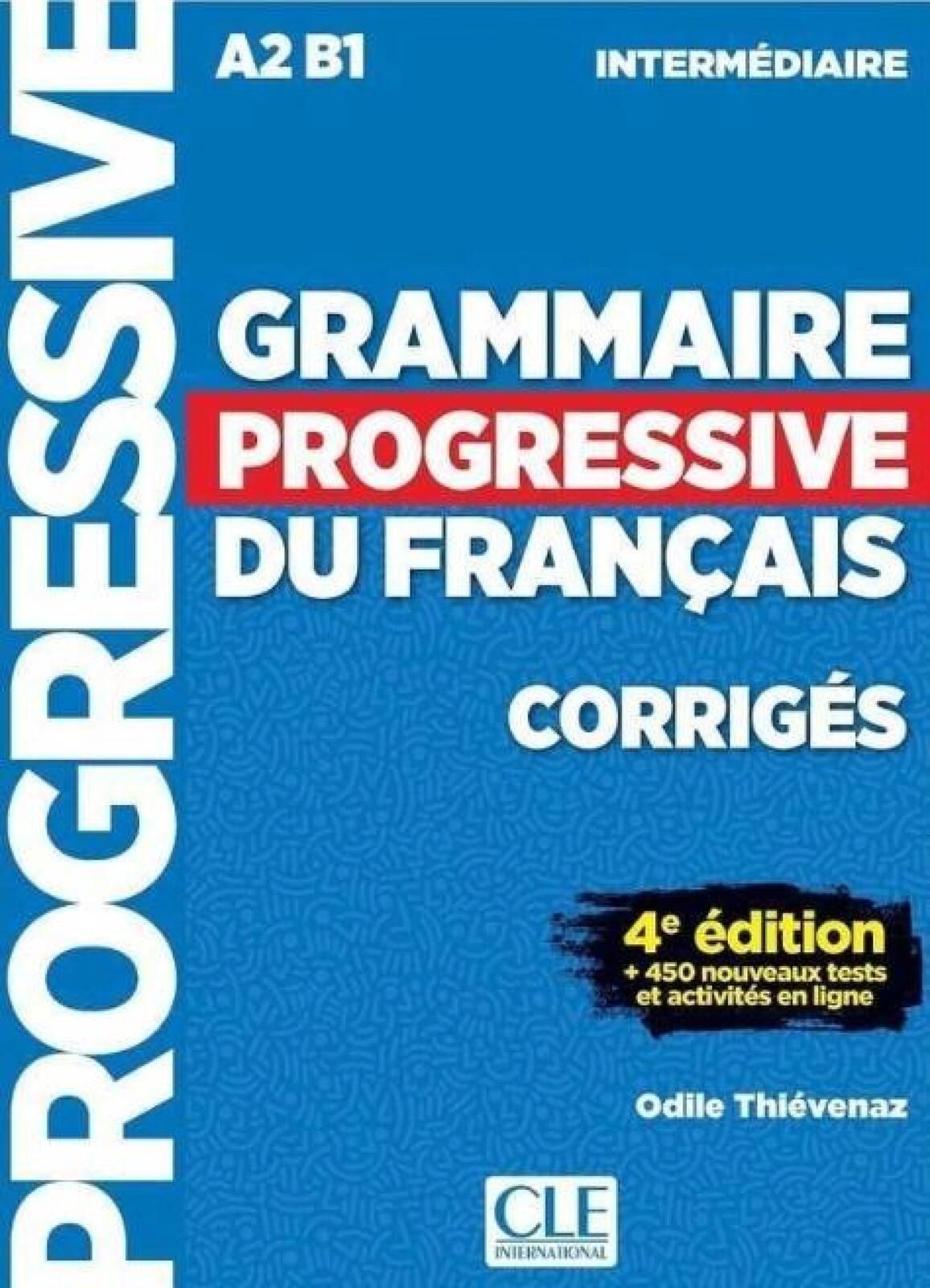 Grammaire progressive niveau. klucz ed.4 A2 B1 CLE International