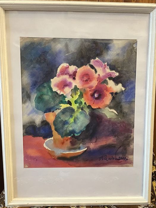 Картини. Натюрморт ,, Червоні макиʼʼ 1995р. Головко В.П.