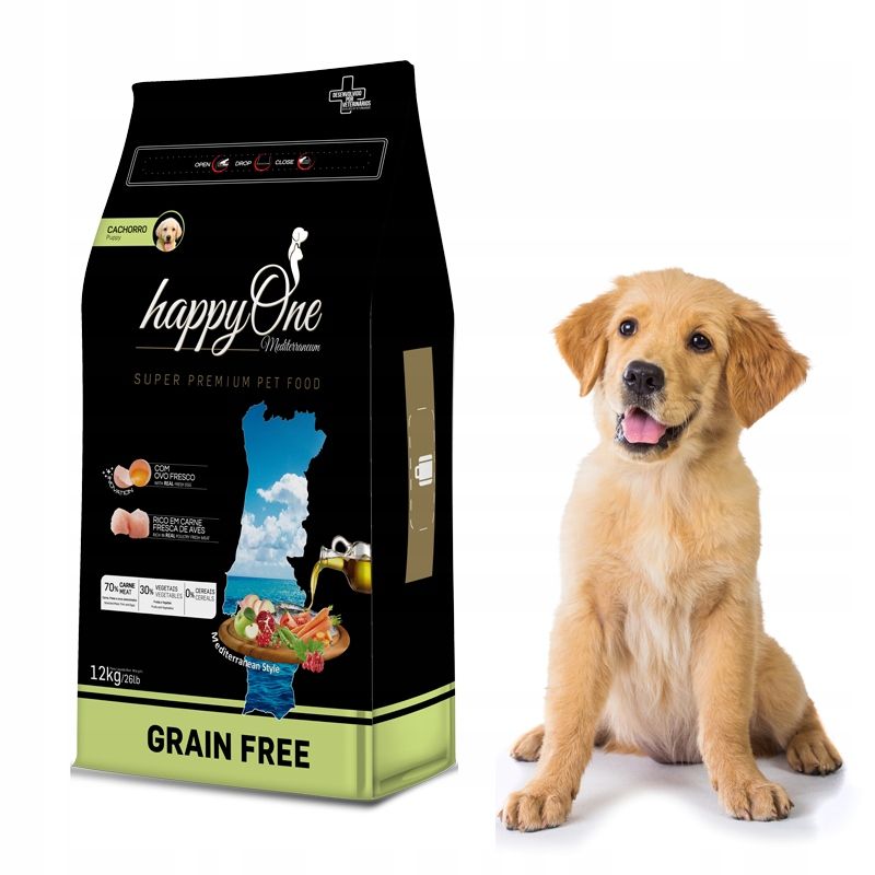 HappyOne Grain-Free Mediterraneum Puppy 12Kg