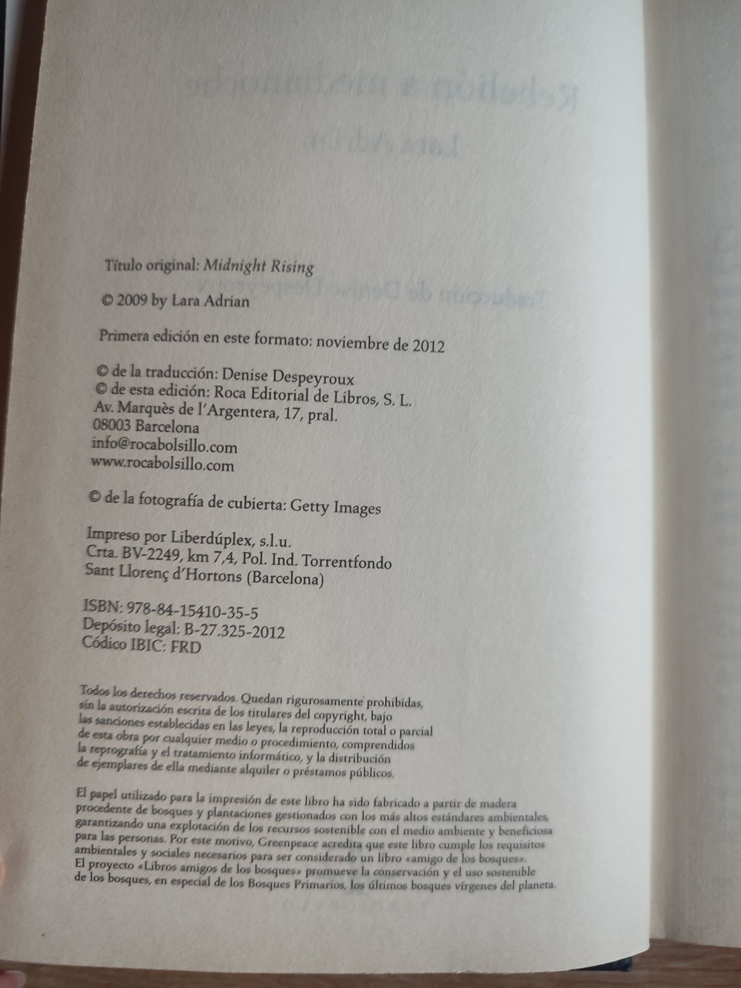 Lara Adrian - Rebelion a medianoche - język hiszpański