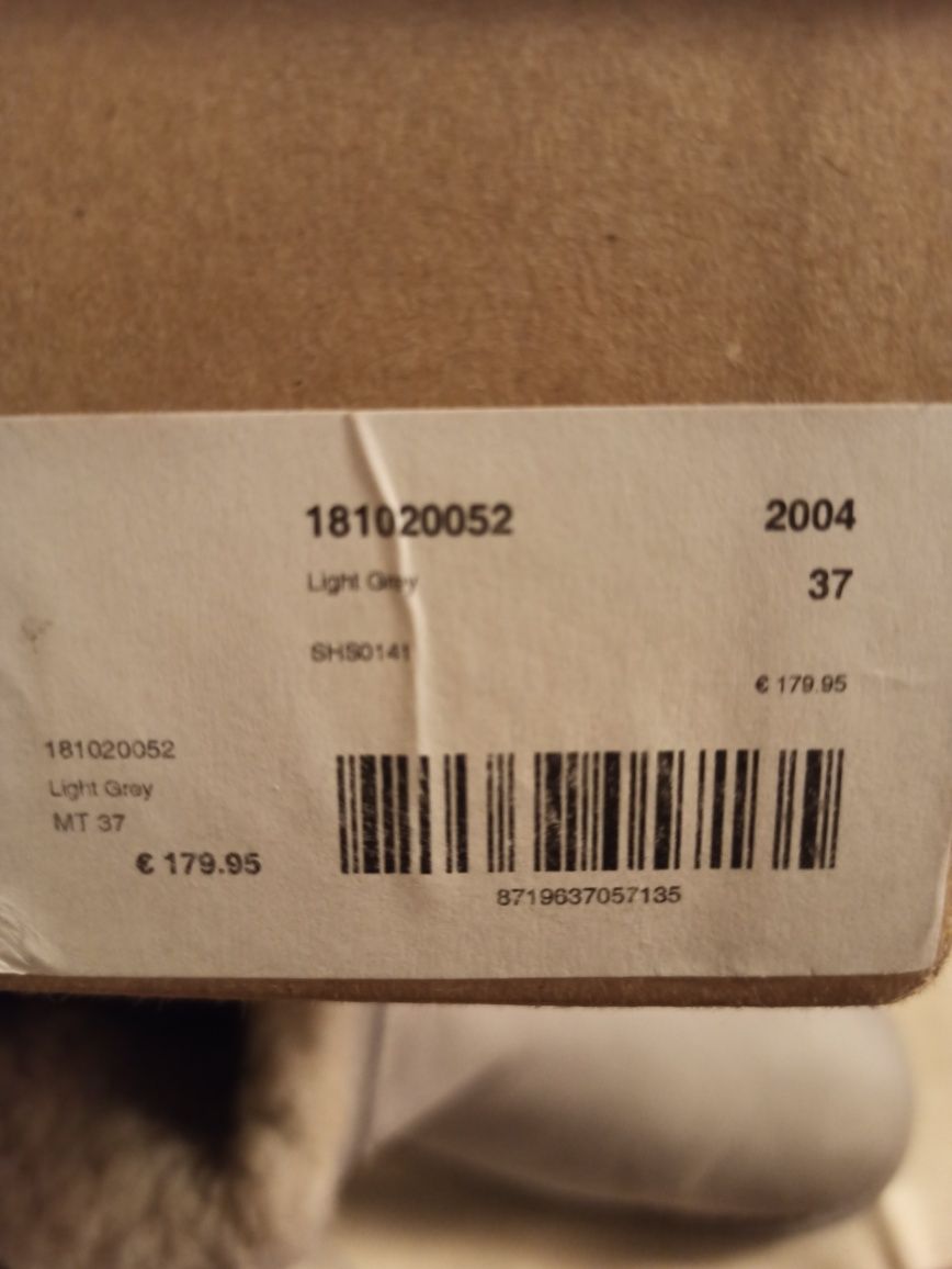 Shabbies amsterdam Botki buty wełna wełniane 37