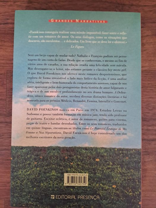 A delicadeza de David Foenkinos