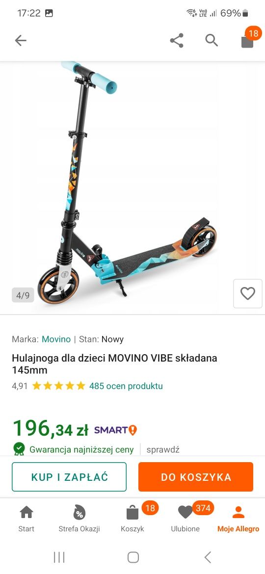 Hulajnoga modivo Vibe miejska