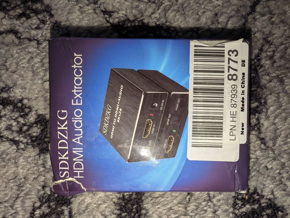 Audio Extractor SDKDZKG – Витяг аудіо з HDMI (SPDIF + 3.5 MM)