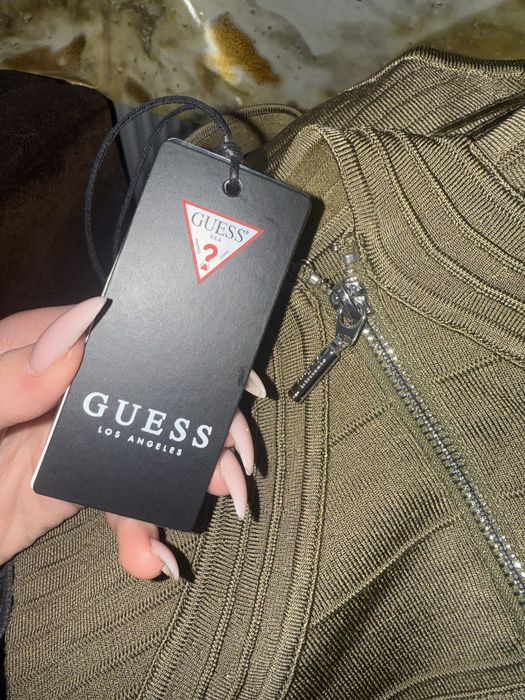 Платье guess Los Angeles Mirage Womans Sargent Green Bodycon