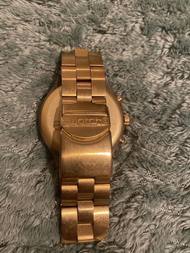 Relogio Swatch Dourado