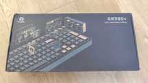 Skyloong GK980+, RGB, 2.4GHz, dla graczy 98% mechaniczna różowa/czarna