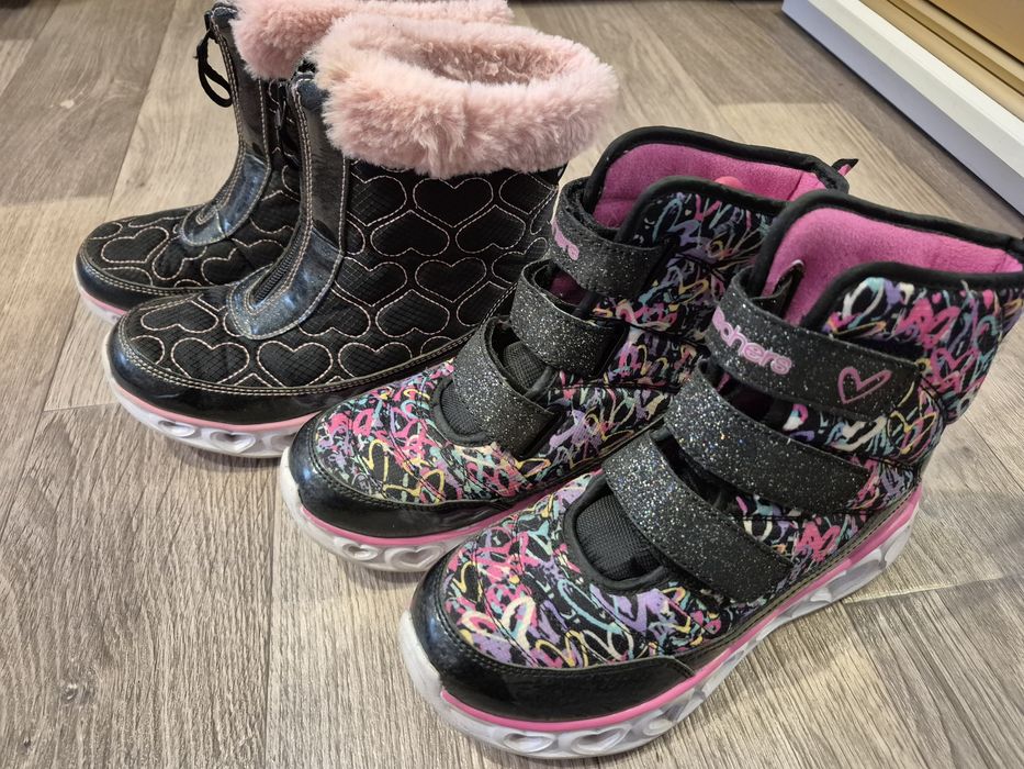 Сапоги skechers 35 розмір  двійні