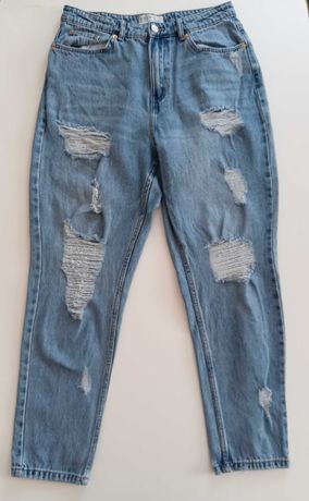 Dżinsowe spodnie z dziurami 42/XL Primark