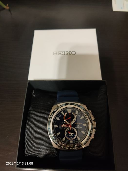 Zegarek Seiko ssc489p1 GMT solar