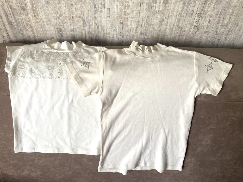 Нові шкільні нарядні футболки для дівчинки 6-7 років