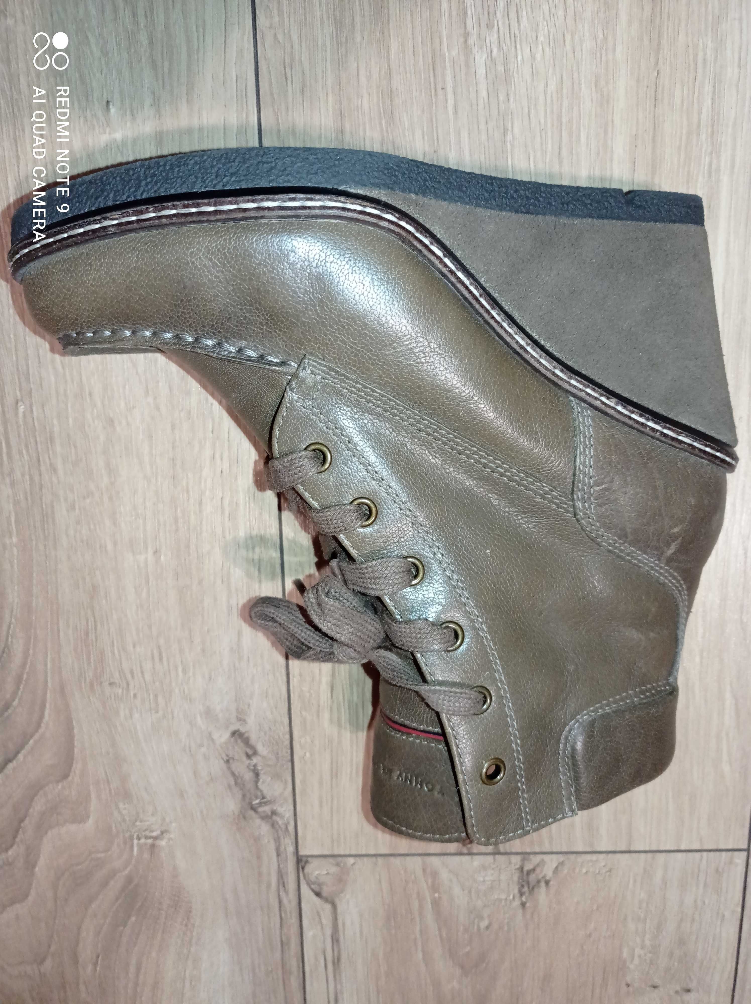 Botki Tommy Hilfiger damskie rozmiar 37