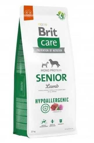 BRIT Care Hypoallergenic Senior Jagnięcina - karma dla psa - 12 kg