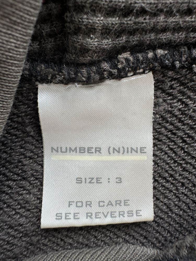 Number nine ss2001 knight hoodie