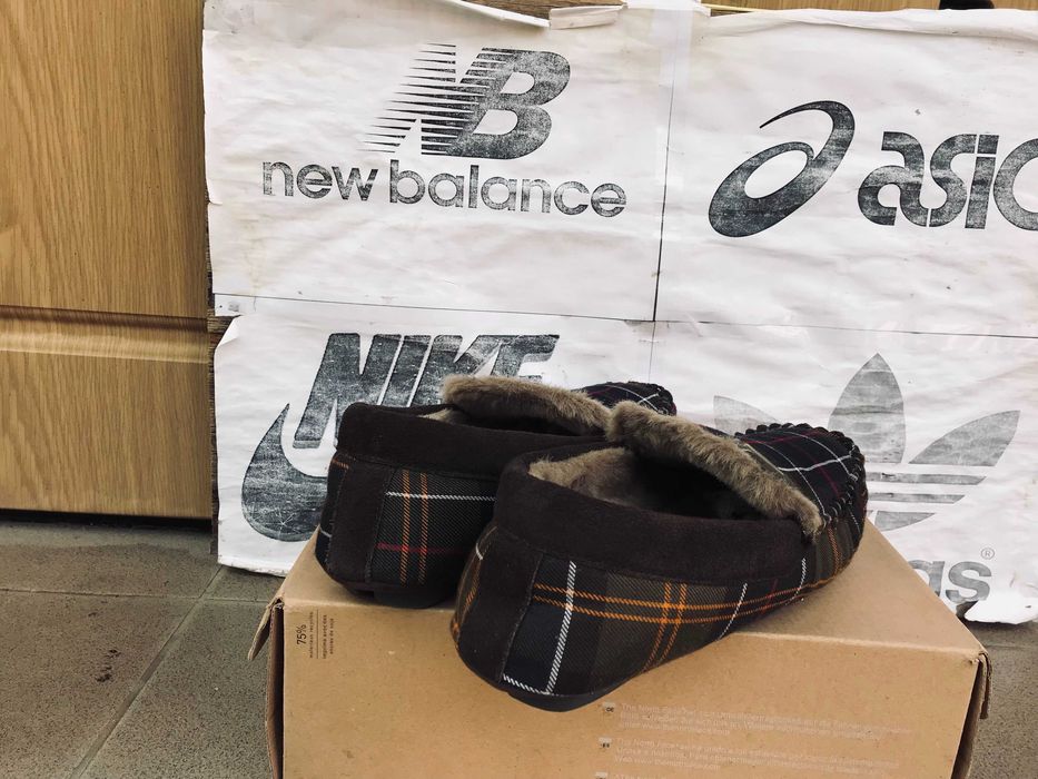 Тапочки на меху Barbour Monty Classic лоферы