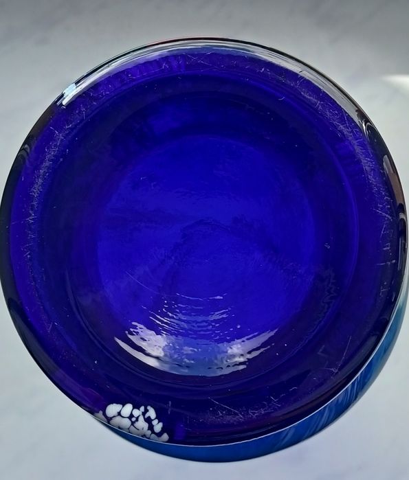 Wazon PRL kobalt- wysokość 28,5 cm