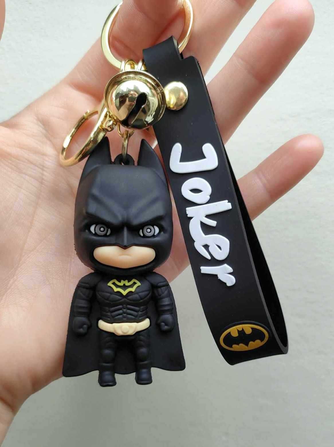 Batman 3D Brelok Breloczek do kluczy Zawieszka Klips Figurka Dzwonek