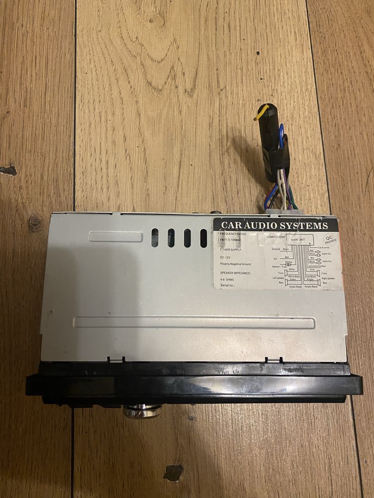 Автомагнитола USB/BL RGB micro SD/AUX/FM