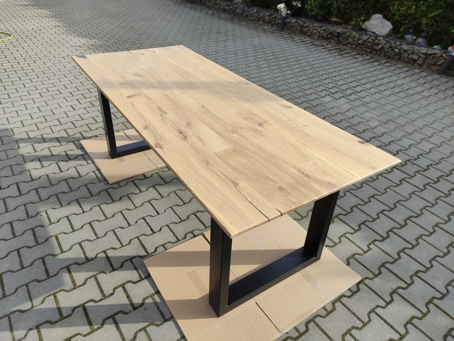 Stoł debowy  naturalny140-75
