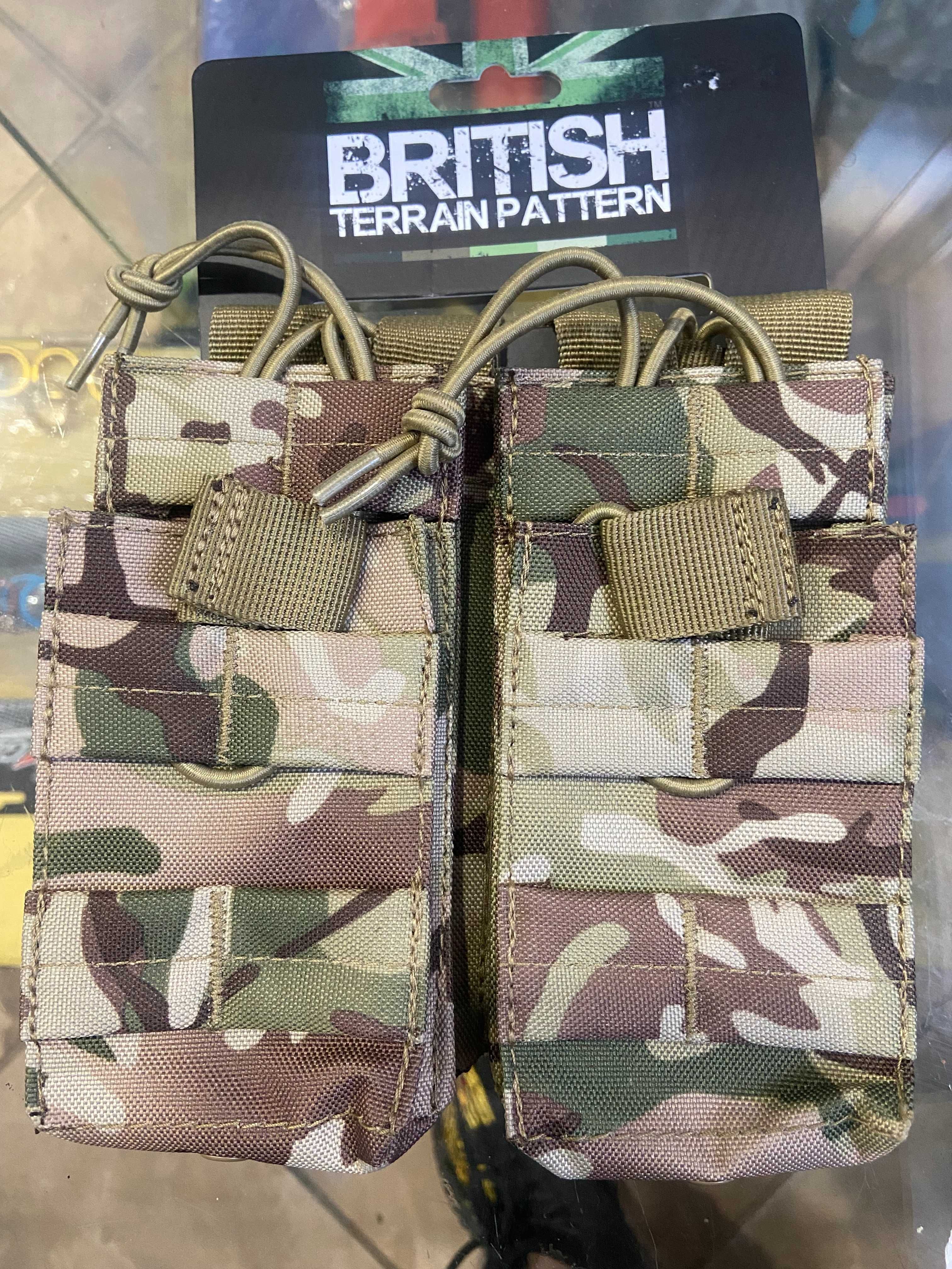 Підсумок під магазини АК KOMBAT UK Double DUO Mag Pouch Multicam