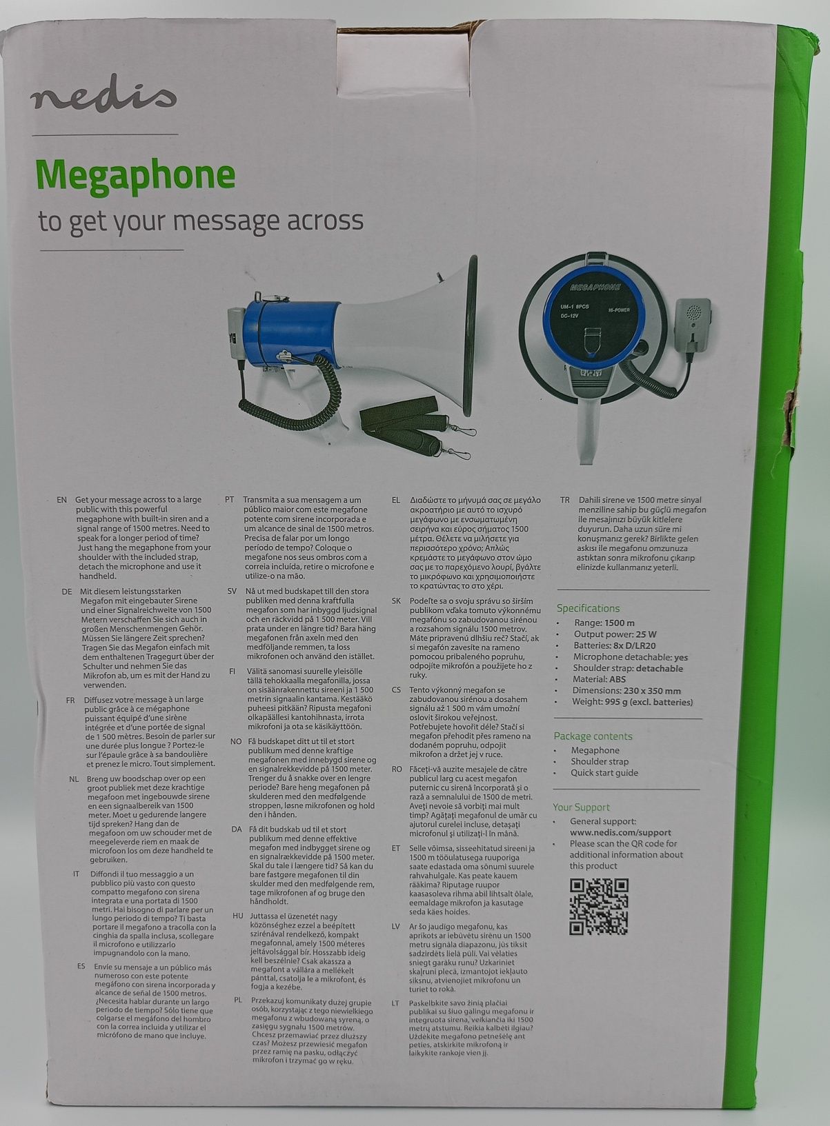 Megafon Nedis MEPH200WT