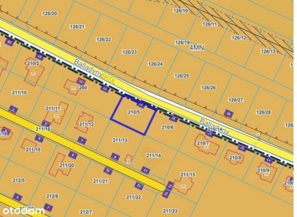 Działka budowlana/848 m2/ Janów powiat Chełmski