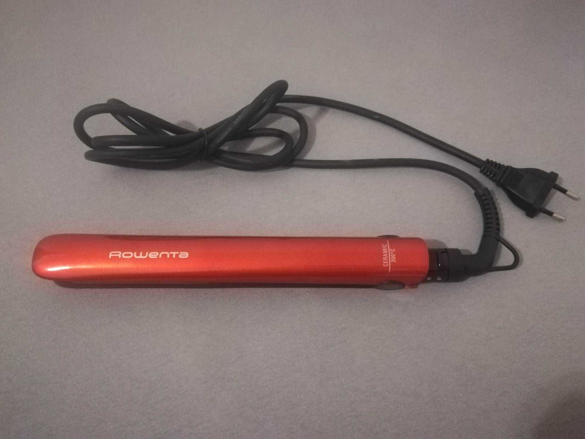 Prostownica Rowenta czarno-czerwona mod.SF1516 JAK NOWA